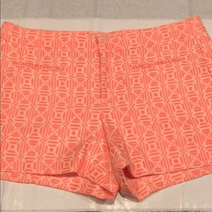 Gap Hot Pink/Cream Patterned Shorts